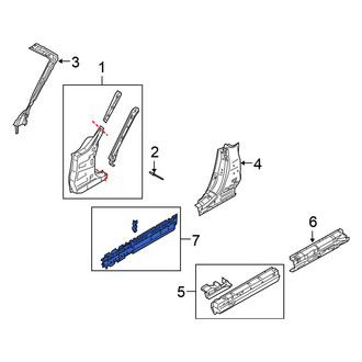 Nissan OE - Left Rocker Panel Reinforcement