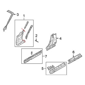Nissan OE - Pillars, Rocker & Floor - Center Pillar & Rocker (Convertible)