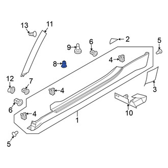 Nissan OE - Rocker Panel Molding Grommet
