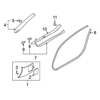 Nissan OE - Pillars, Rocker & Floor - Interior Trim