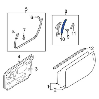 Nissan OE - Lower Outer Door Outer Panel Seal
