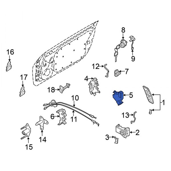 Door Lock Actuator Motor