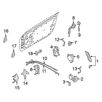 Nissan OE - Door - Lock & Hardware