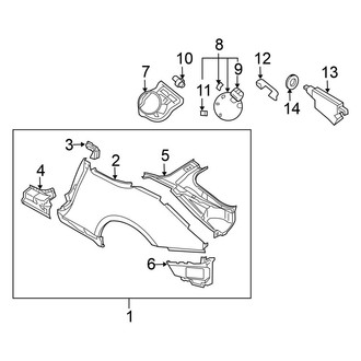Nissan OE - Quarter Panel & Components (Convertible)