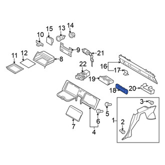 Nissan OE - Rear Floor Storage Compartment Lid