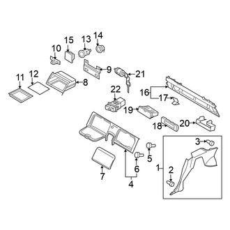 Nissan OE - Quarter Panel - Interior Trim (Convertible)