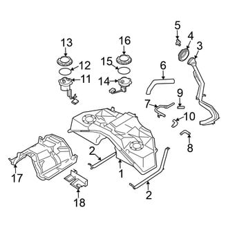 Nissan OE - Fuel System Components (Convertible)