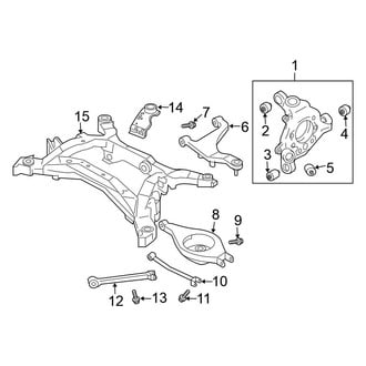 Nissan OE - Rear Suspension - Suspension Components (Convertible)