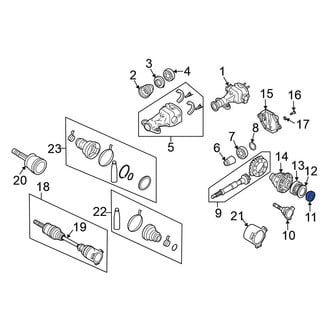Nissan OE - Rear Drive Axle Shaft Seal
