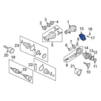 Nissan OE - Rear Differential Cover