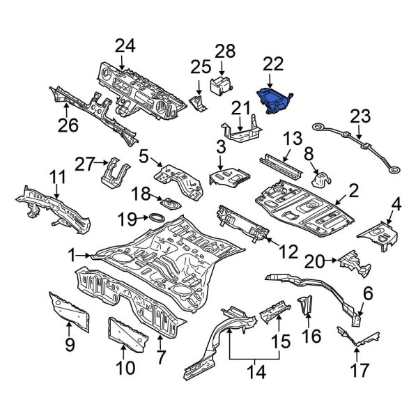 Vapor Canister Bracket