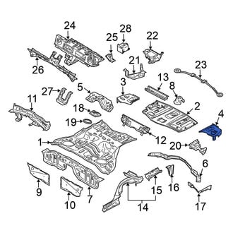 Nissan OE - Rear Left Floor Extension