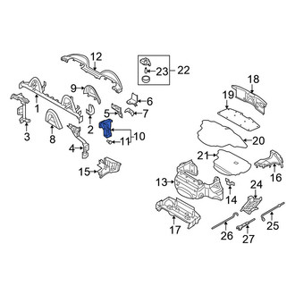 Nissan OE - Left Convertible Top Seal