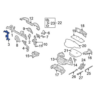 Nissan OE - Right Roll Bar Bracket