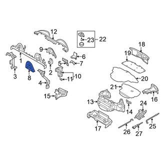 Nissan OE - Front Left Roll Bar Trim Panel