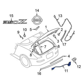Nissan OE - Rear Deck Lid Latch