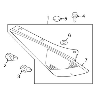 Nissan OE - Rear Lamps - Combination Lamps (Convertible)