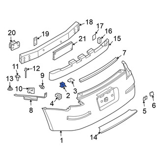 Nissan OE - Bumper Cover Retainer
