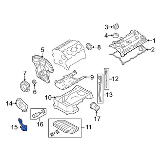 Nissan OE - Engine Oil Pump Pickup Tube and Screen