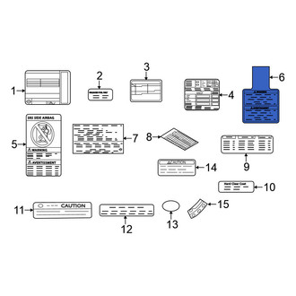 Nissan OE - Air Bag Information Label