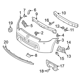 Nissan OE - Front Bumper - Bumper & Components (Base / 40th Anniversary Edition / Touring)