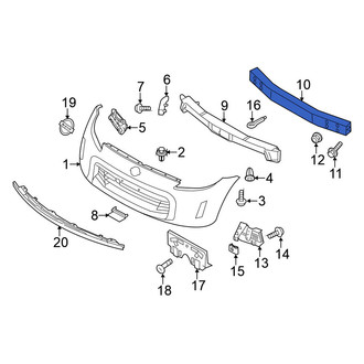 Nissan OE - Front Bumper Impact Bar