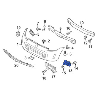 Nissan OE - Front Left Bumper Cover Spacer Panel