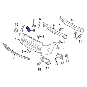 Nissan OE - Front Left Headlight Bracket