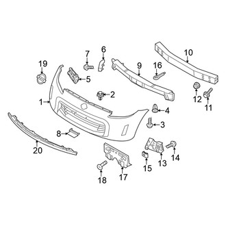 Nissan OE - Front Bumper - Bumper & Components