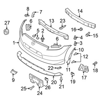Nissan OE - Front Bumper - Bumper & Components (Nismo)