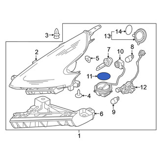 Nissan OE - Headlight Control Module Gasket