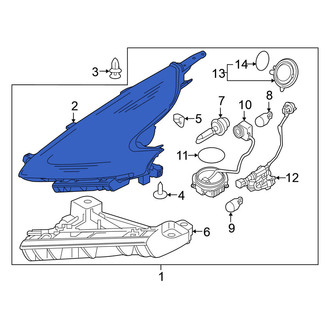 Nissan OE - Front Left Headlight