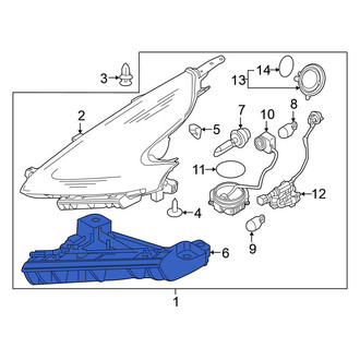 Nissan OE - Front Left Headlight Bracket