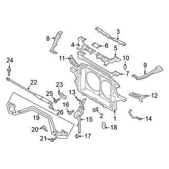 Nissan OE - Radiator Support
