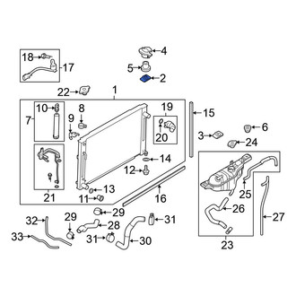 Nissan OE - Upper Left Radiator Mount Bracket