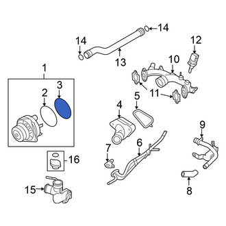 Nissan OE - Engine Water Pump O-Ring