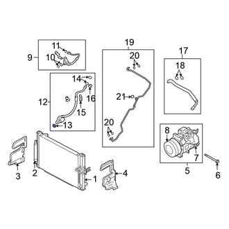 Nissan OE - A/C Refrigerant Line O-Ring