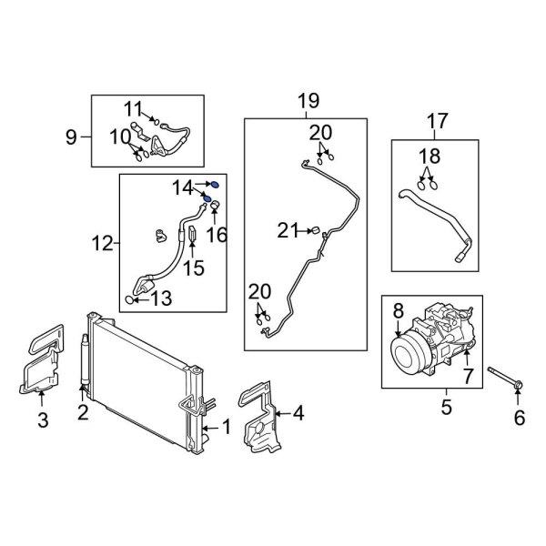 A/C Line O-Ring