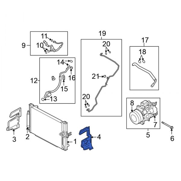 A/C Condenser Seal