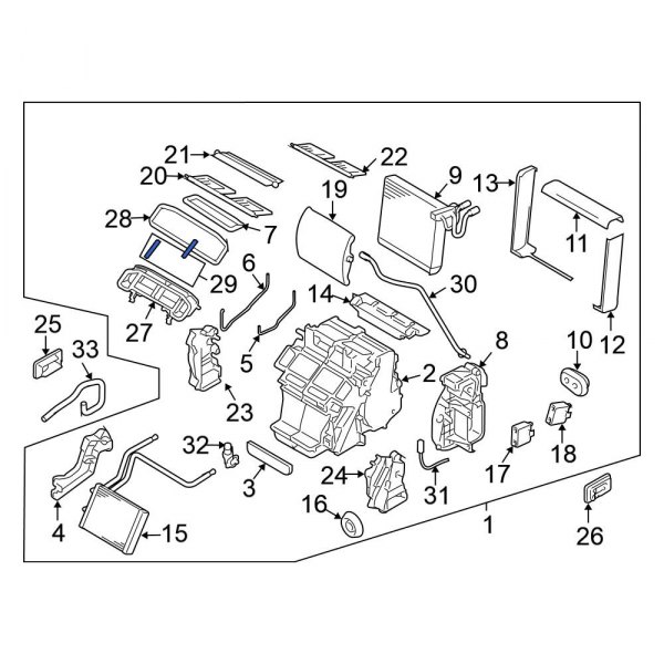 Instrument Panel Air Duct Bushing