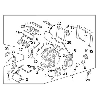 Nissan OE - HVAC Unit Case Assembly