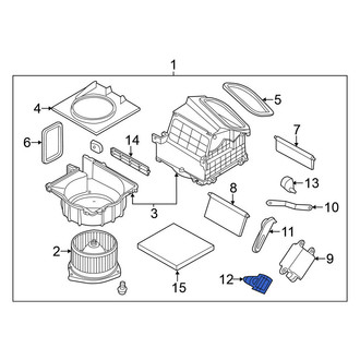 Nissan OE - HVAC Recirculation Door Actuator Lever