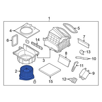 Nissan OE - HVAC Blower Motor Assembly