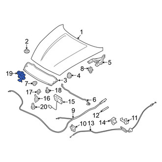 Nissan OE - Front Hood Latch