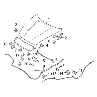 Nissan OE - Hood & Components