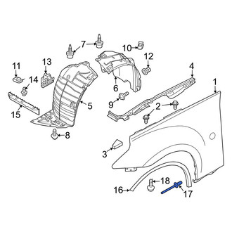 Nissan OE - Bumper Molding Rivet