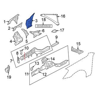 Nissan OE - Front Left Cowl Side Panel