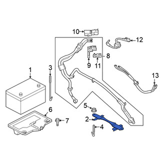 Nissan OE - Battery Hold Down