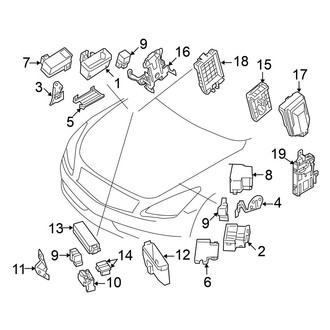 Nissan OE - Electrical Components (Engine Compartment)
