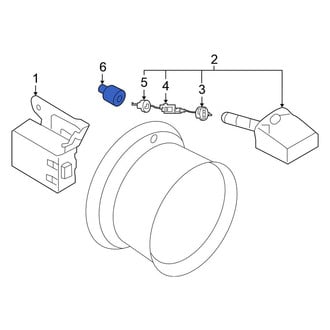 Nissan OE - Tire Pressure Monitoring System (TPMS) Sensor Nut